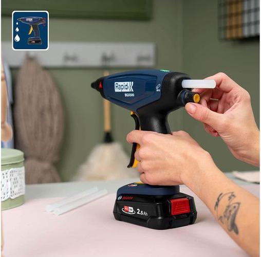 Image du produit Rapid Pistolet à colle sans fil BGX500 18V P4A