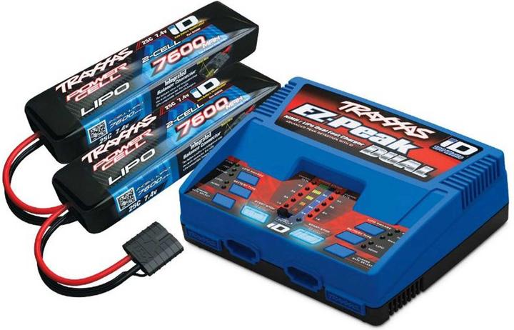 Traxxas Set batteria LiPo e caricabatterie