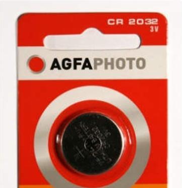 Immagine prodotto AGFAPHOTO Litio CR2032 3V (1 pz., CR2032, 210 mAh)