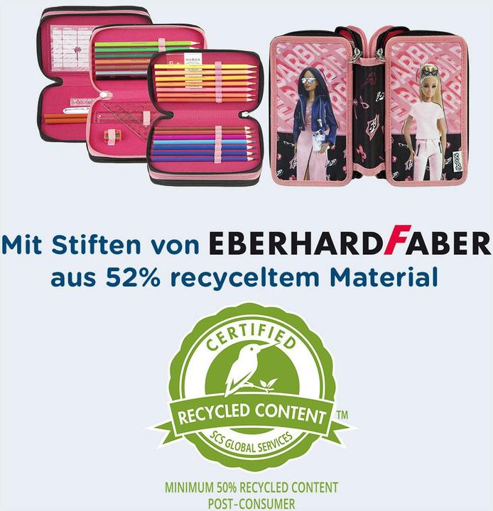 Actual product image Scooli Case Trippledecker Barbie