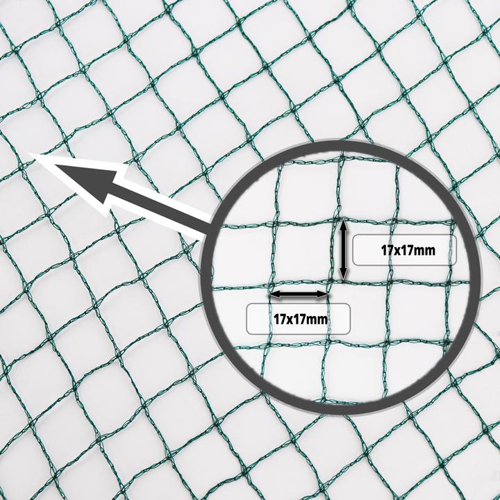 Produktbild Aquagart Teichnetz 15m x 8m Reiherschutz Silonetz Laubschutznetz Vogelschutznetz Laubnetz