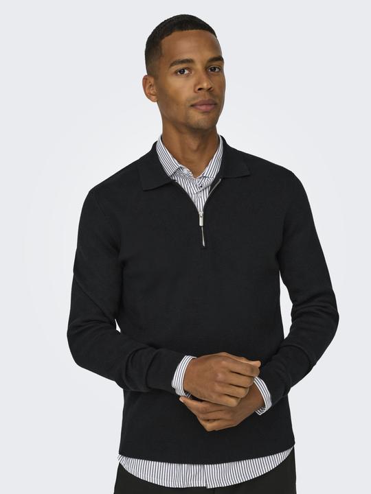 Immagine prodotto Only & Sons Onscooper Reg Ls 12 Half Zip Polo (M)