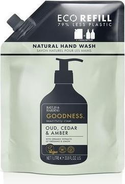 Actual product image Baylis & Harding Liquid Hand Soap Refills Goodness Aud Cedar & Amber 1 Liter (Liquid soap, 1000 ml)