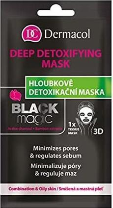 Immagine prodotto Dermacol Maschera disintossicante profonda)ack Magic (Maschera disintossicante profonda) 15 Ml (15 ml)