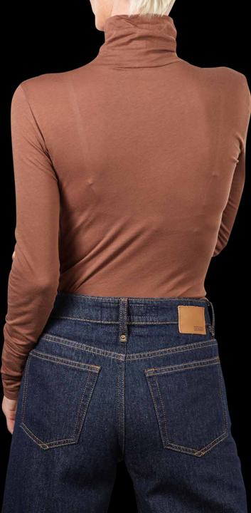 Actual product image Armedangels Long Sleeve Graziliaa T-Shirt Deep Brown (M)