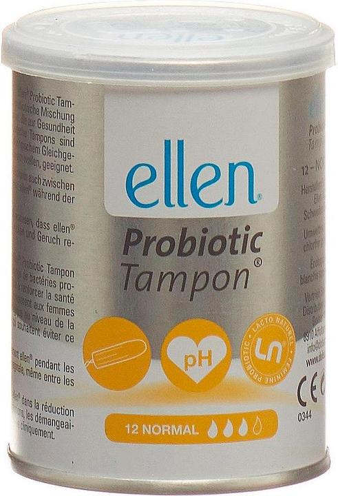 Produktbild Ellen Probiotic Tampon (12 x, Normal)