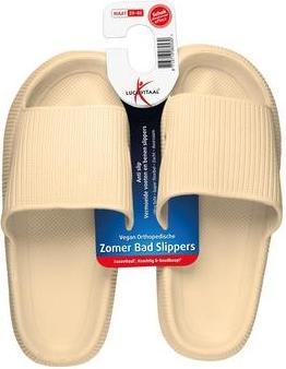 Actual product image Lucovitaal Orthopedic Slipper In Beige, Size 39-40 (40)