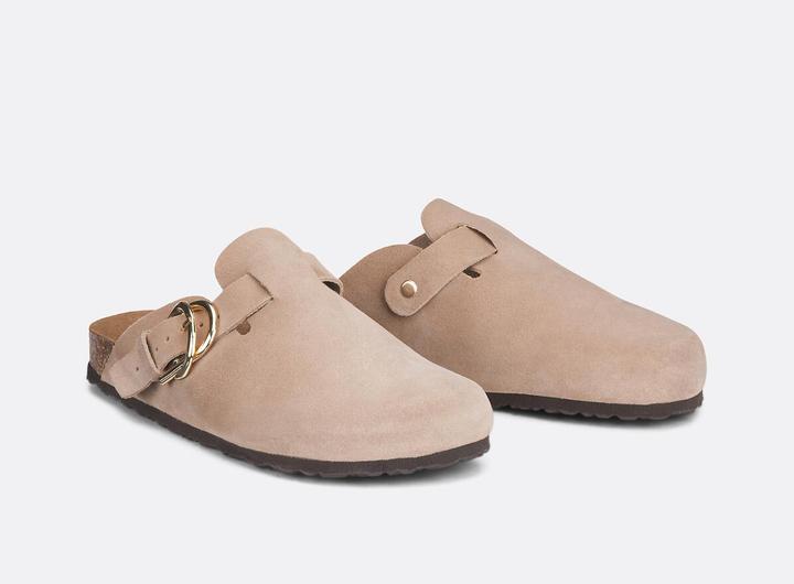 Actual product image La Redoute Collections Pantoletten aus Veloursleder (40)