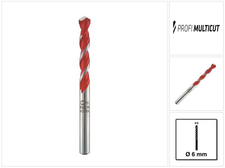 Produktbild Alpen Hartmetall Mehrzweckbohrer 6 m (6 mm)