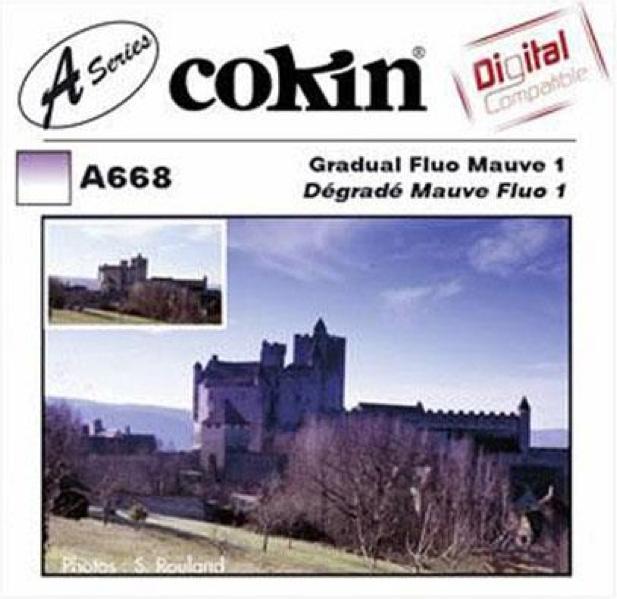 Actual product image Cokin Filter A668 Gradual Fluo Mauve 1