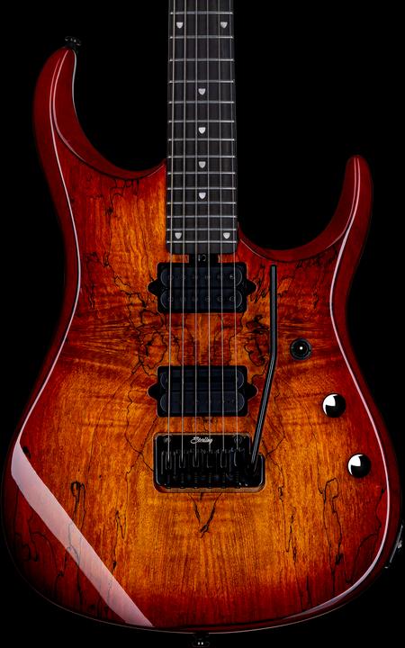 Image du produit Guitare électrique, JP150, DiMarzio, Blood Orange Burst, Sac (Guitare électrique, Acier inoxydable, ébène, Top en érable fendu)