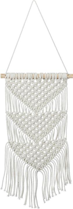 Image du produit Relaxdays Tenture murale en macramé (25.5 x 1.5 x 70 cm)