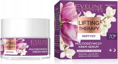 Actual product image Eveline Lifting Therapy Peptydy 70+ multiodżywczy krem-serum 50ml (50 ml)