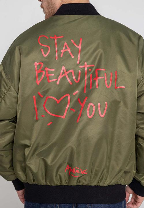 Immagine prodotto Bombers Original Bomberjacke Stay Beautiful M Bomberjacke (XL)