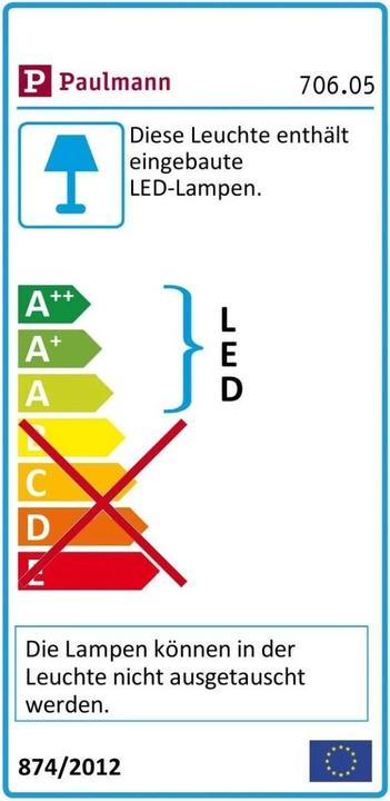 Energy Label Paulmann MaxLED 500 Stripe Set (Daylight, 500 cm, Indoor)