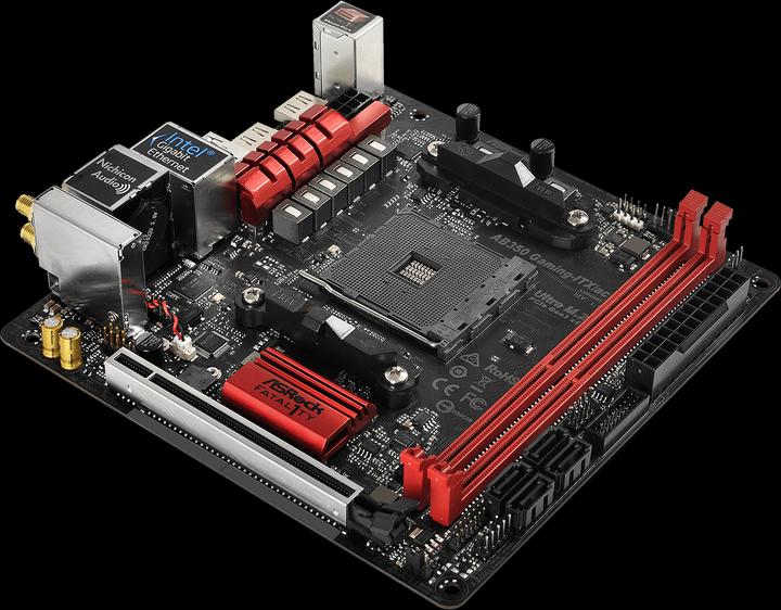 Produktbild AsRock AB350 Gaming-ITX/ac (AM4, AMD B350, Mini-ITX)