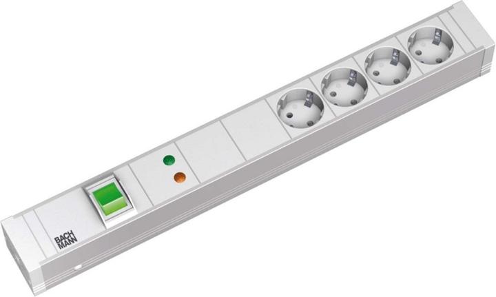 Image du produit Bachmann Unité de distribution d'énergie Aluminium (4 x, CEE 7/3, 2 m)