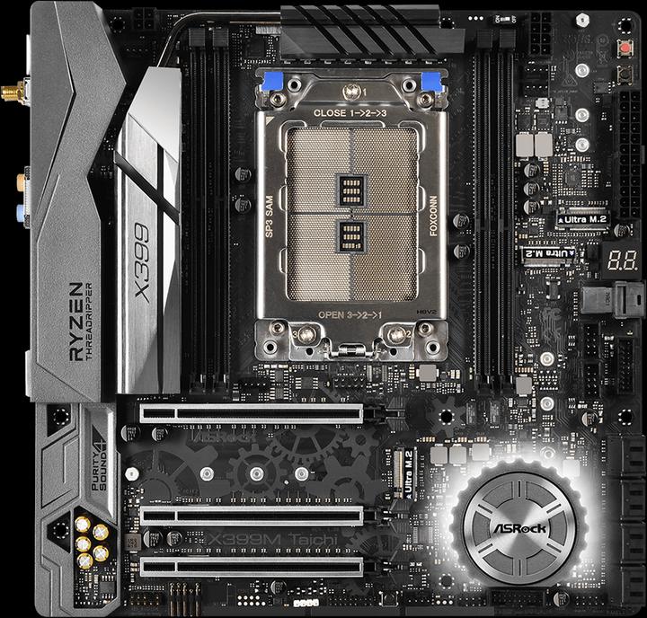 Produktbild AsRock X399M Taichi (TR4, AMD X399, mATX)