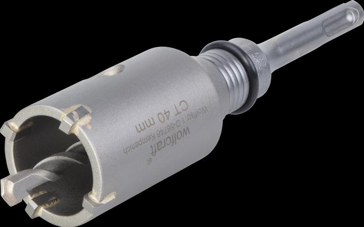 Produktbild wolfcraft wolfcraft 1 Bohrkrone HM, SDS-Plus Schaft ø40mm (40 Millimeter)