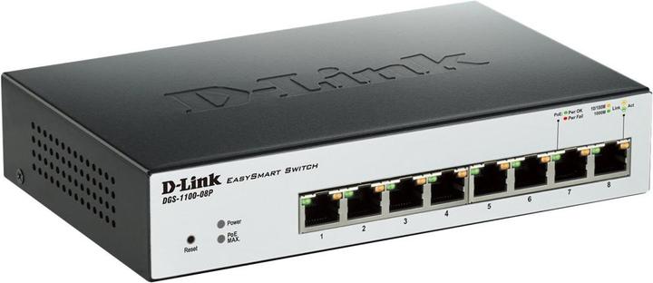 Image du produit D-Link Dgs-1100-08p (8 Ports)