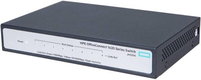 Image du produit Aruba HP 1420-8G : Commutateur à 8 ports, 1Gbps (8 ports)
