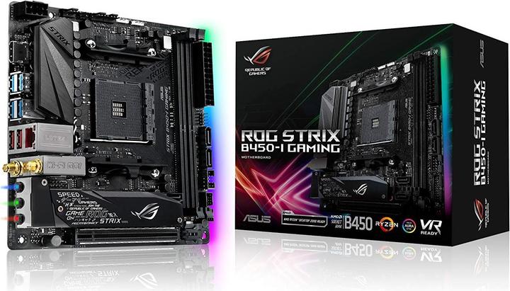 Image du produit ASUS ROG Strix B450-I Jeux (AM4, AMD B450, Mini-ITX)