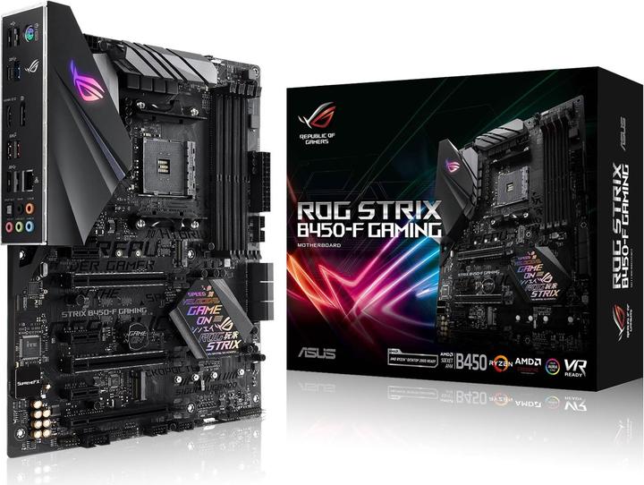 Actual product image ASUS ROG Strix B450-F Gaming (AM4, AMD B450, ATX)