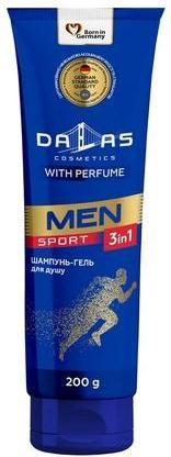 Produktbild Dalas Dalasmen 3 In 1 Duschgel für Gesicht, Körper und Haar Sport 200ml (200 ml)