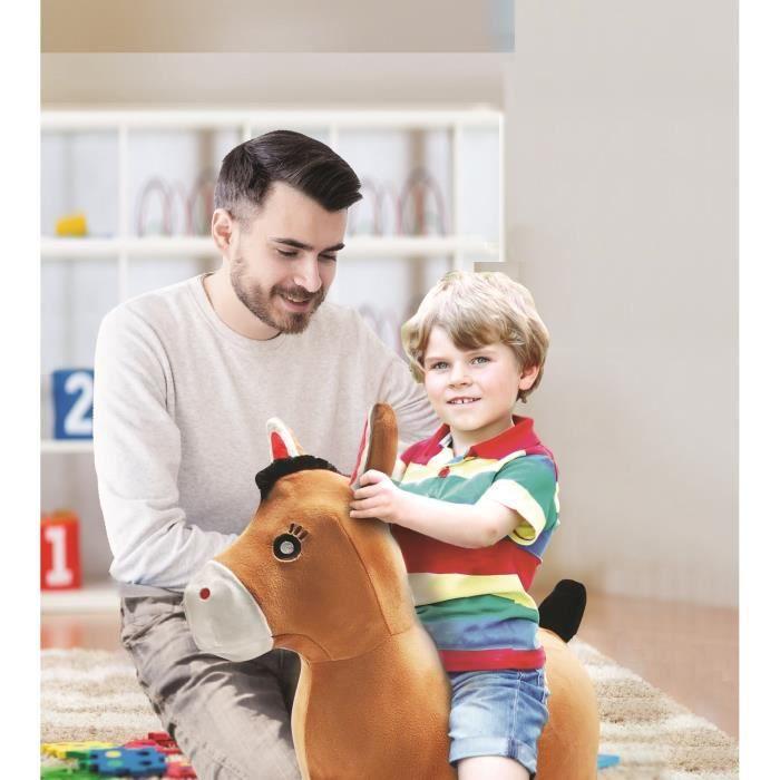 Actual product image Lexibook Inflatable Jumping Plush Horse (BGP050)
