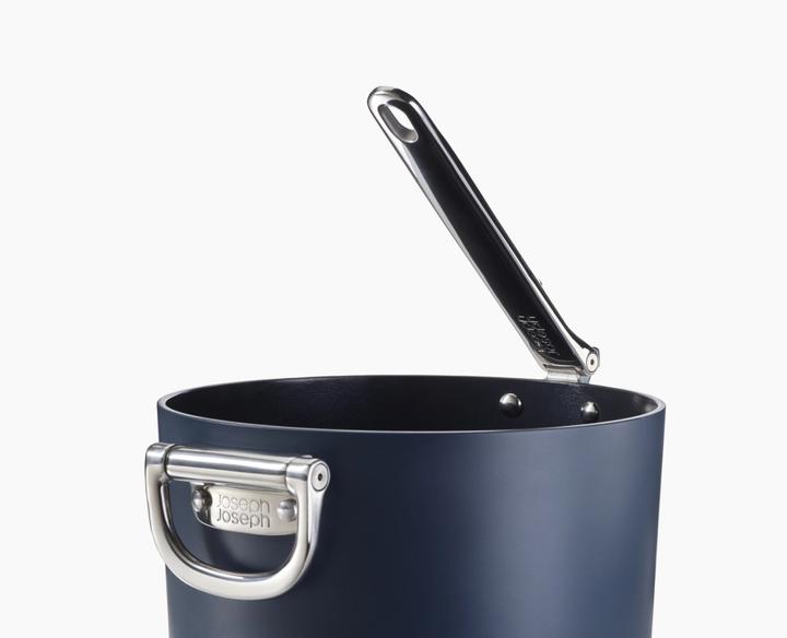 Actual product image Joseph Joseph Space saucepan retractable handle with lid D23cm (23 cm, Saucepan, Aluminium)