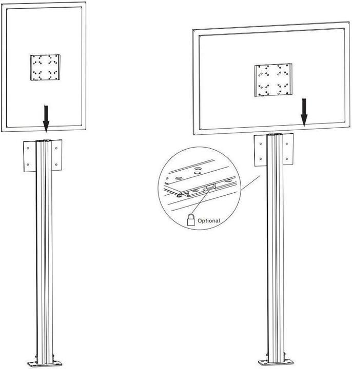 Produktbild Multibrackets M Display Stand 180 (63", 60 kg)