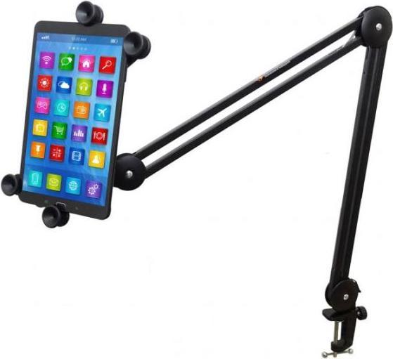 Produktbild keepdrum variable Tablet-PC iPad Halterung mit MS138 Gelenkarm-Stativ