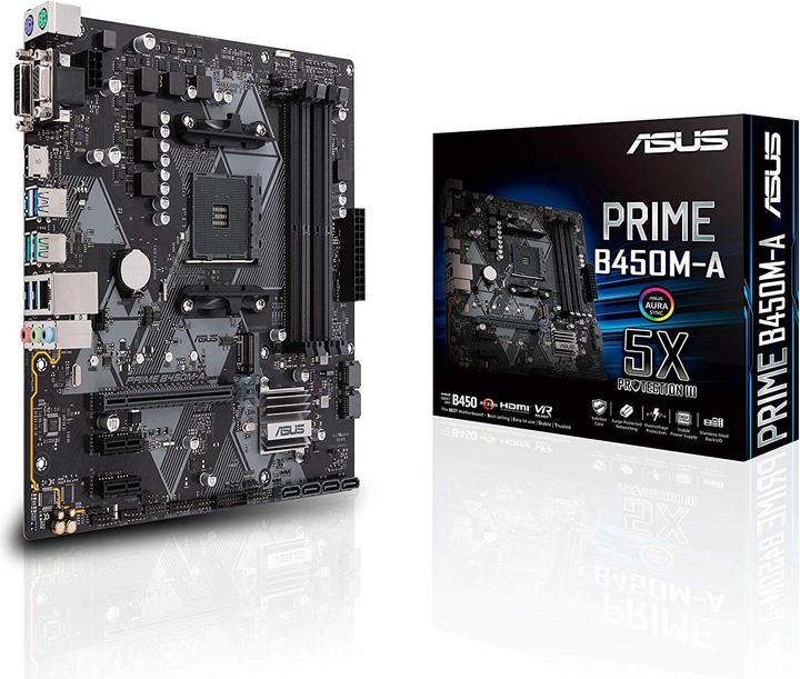 ASUS Prime B450M-A (AM4, AMD B450, mATX)