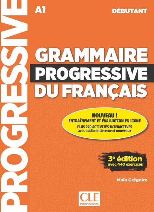 Produktbild Grammaire progressive du français. Niveau débutant. Buch + Audio-CD (Deutsch, Französisch, 2018)