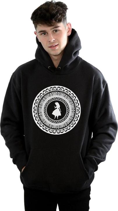 Immagine prodotto Disney Alice In Wonderland Circle Felpa con Cappuccio Uomo (XL)