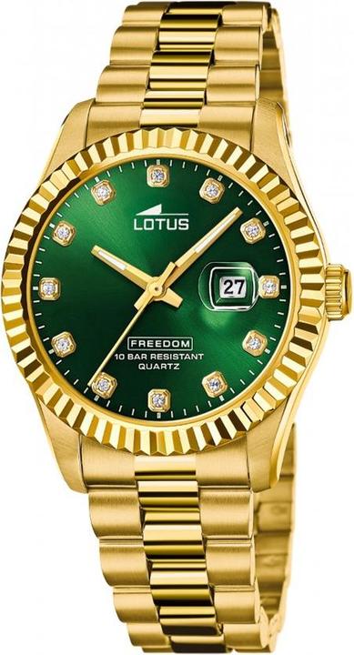 Produktbild Lotus Freedom Herrenuhr Mit Grünem Zifferblatt (41.50 mm)