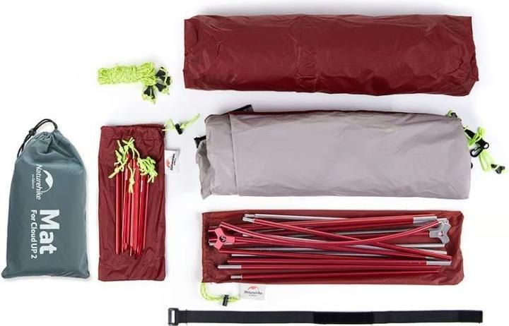Actual product image Naturehike NH17T001T Cloud Up 2 Tent for 2 peopleGrey (Awning, 1.80 kg, 2 persons)