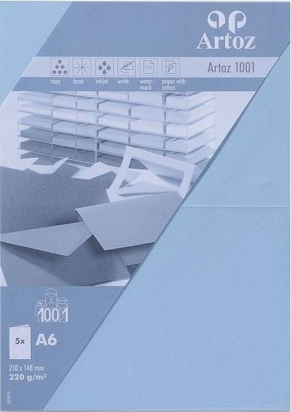 Artoz 1001 Karten A6 pastellblau (A4, 220 g/m²)