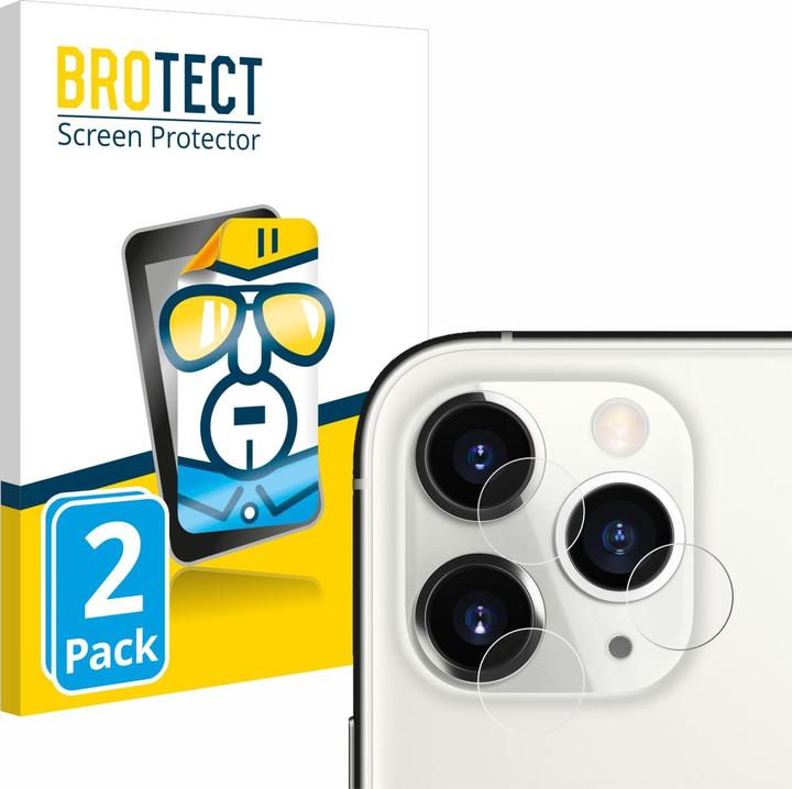 Actual product image BROTECT Screen Protector Clear (2 Piece, Apple iPhone 11 Pro)