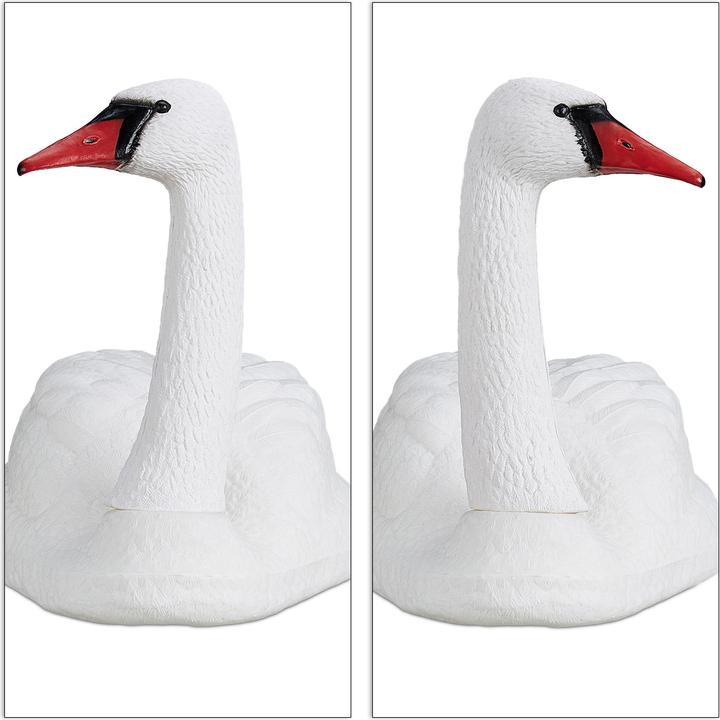 Immagine prodotto Relaxdays Cigno decorativo, laghetto