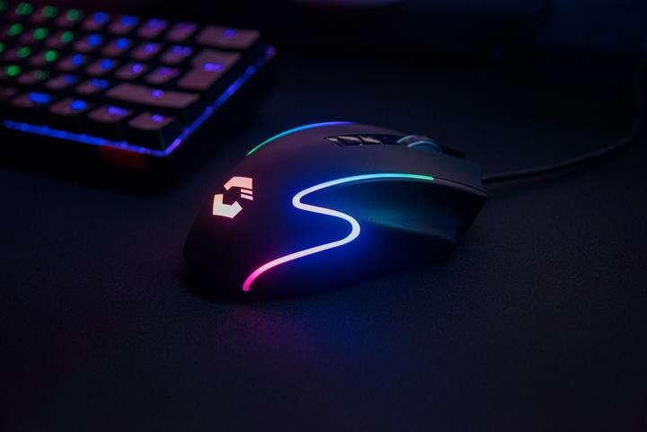 Produktbild Speedlink DECUS NX RGB Gaming Mouse, rubber-black (Kabelgebunden)