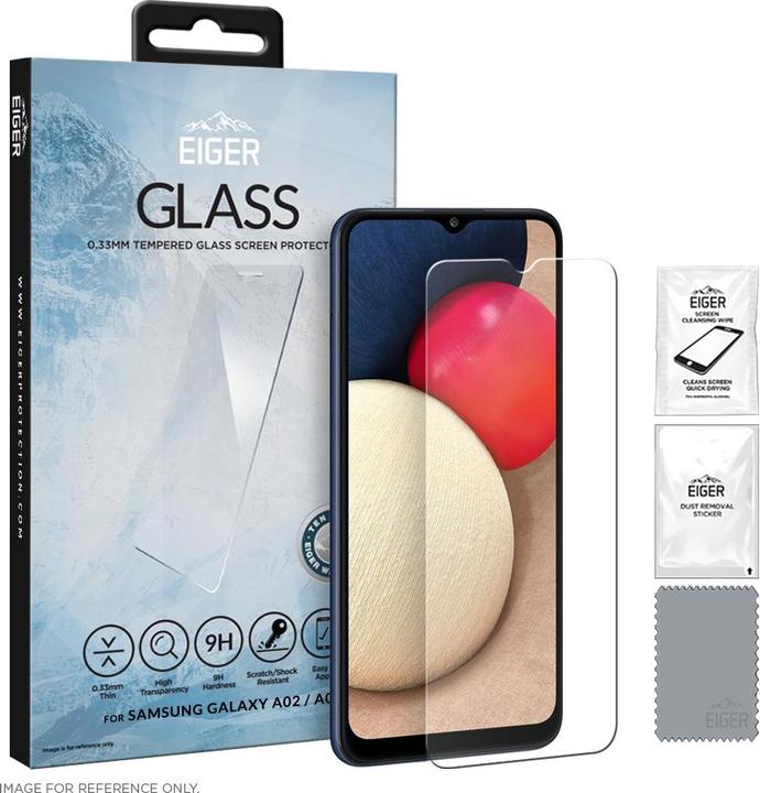Produktbild Eiger Mountain Glass Clear (1 Stück, Samsung Galaxy A02)