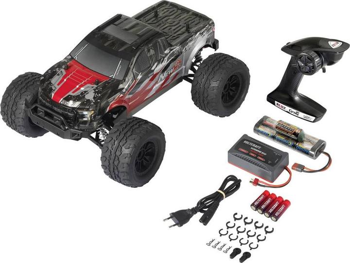 Produktbild Reely Brushed 1:10 RC Modellauto Elektro Monstertruck Allradantrieb (4WD) 100% RtR 2,4GHz inkl. Akk (RTR Ready-to-Run)