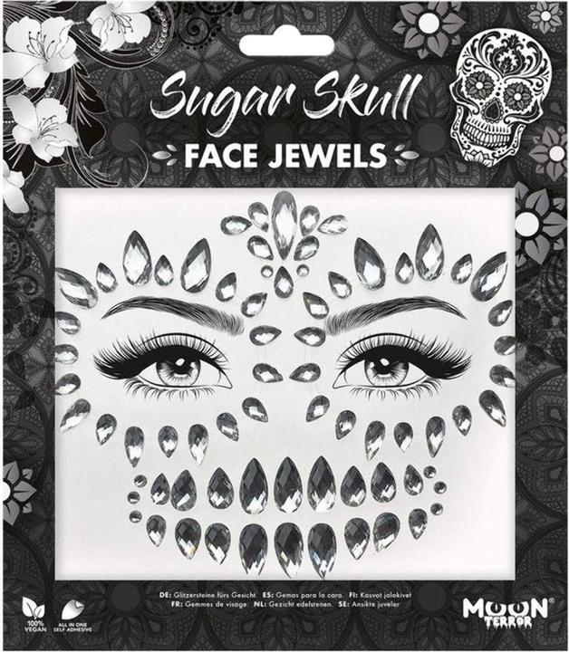 Actual product image Smiffys Face Jewels - Sugar Skull