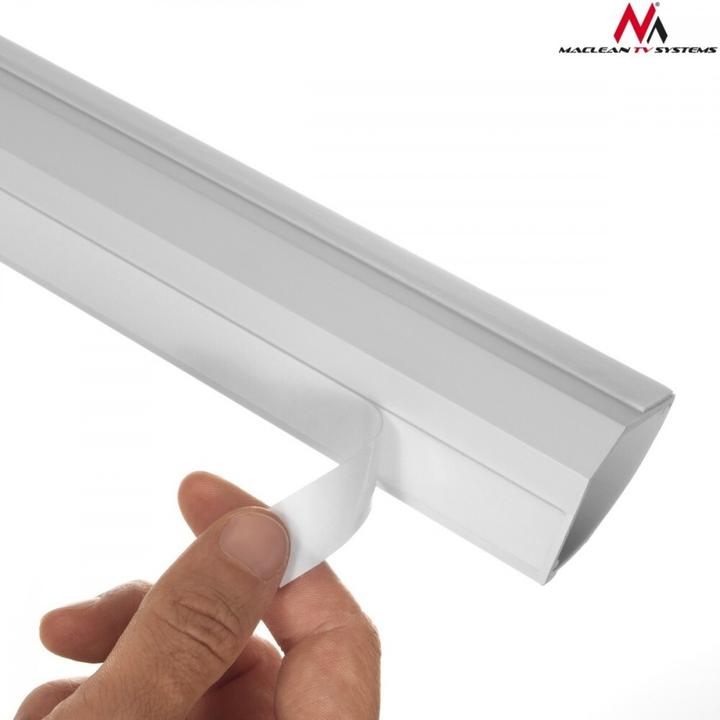 Produktbild Maclean MCTV-575 - Kabelkanal weiss, 1,5 m, 43 x 23 mm (Kabelkanal, 150 cm)