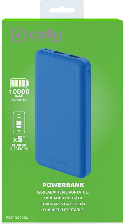 Actual product image Celly Powerbank (10000 mAh, 37 Wh)