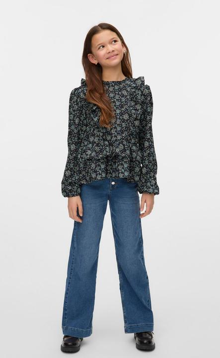 Immagine prodotto Vero Moda Vestibilità regolare Scollo rotondo Polsini elasticizzati Junior Top Top (152)
