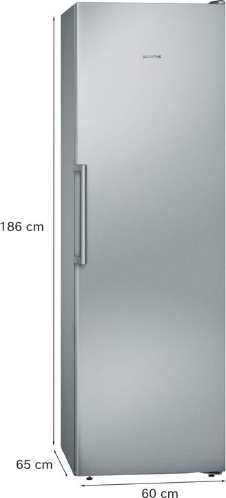 Actual product image Siemens GS36NVIEP (Stand-alone, 242 l)