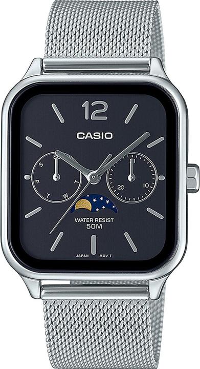 Casio MTP-M305M-1AVER (Horloge à phases de la lune, 34 mm)