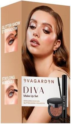 Actual product image Evagarden Diva Make Up Set by for Women - 2 Piece 0.28 Oz Staylong Mascara